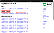Windows 环境下 Nginx 的安装与基本使用